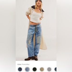 We The Free Moxie Pull-on Barrel Jeans